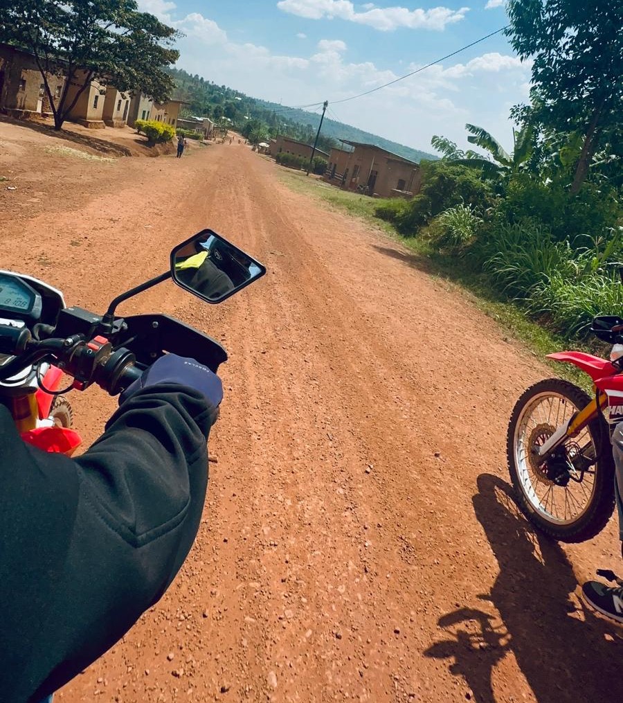 Ruanda en moto